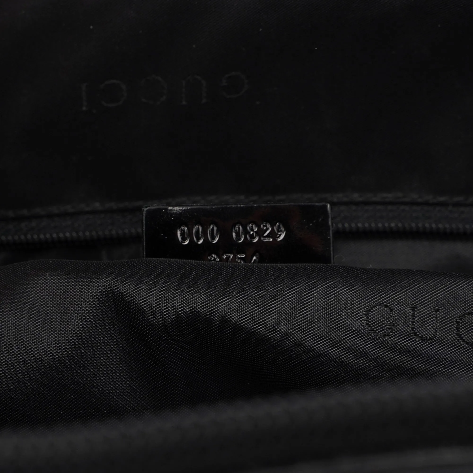 000 0829 Black Patent Leather Bamboo Tote
