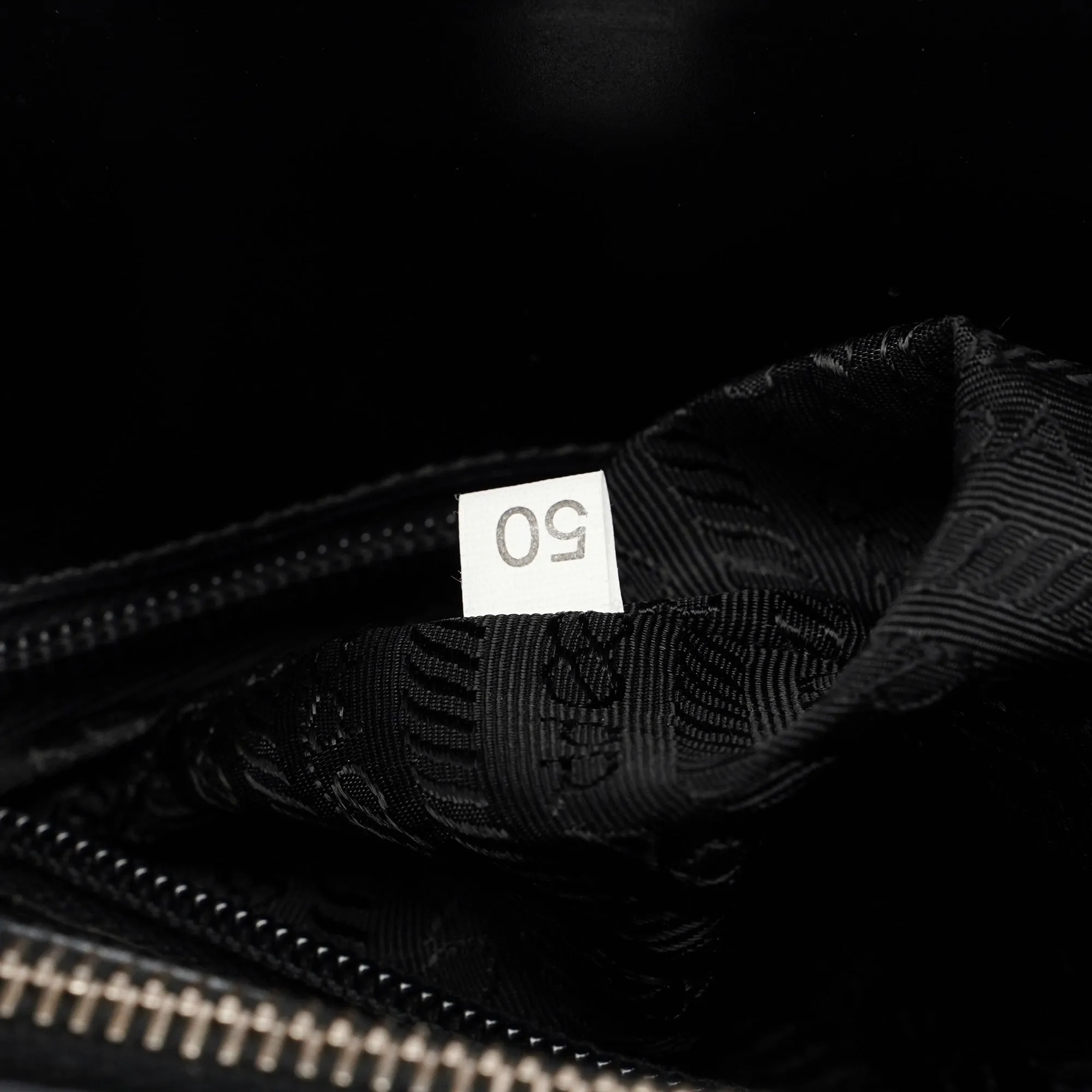 1995 Black Spazzolato Tote Bag