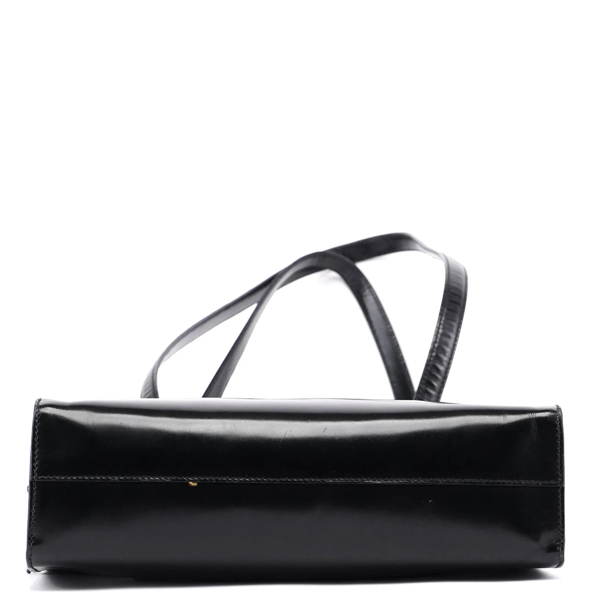1995 Black Spazzolato Tote Bag