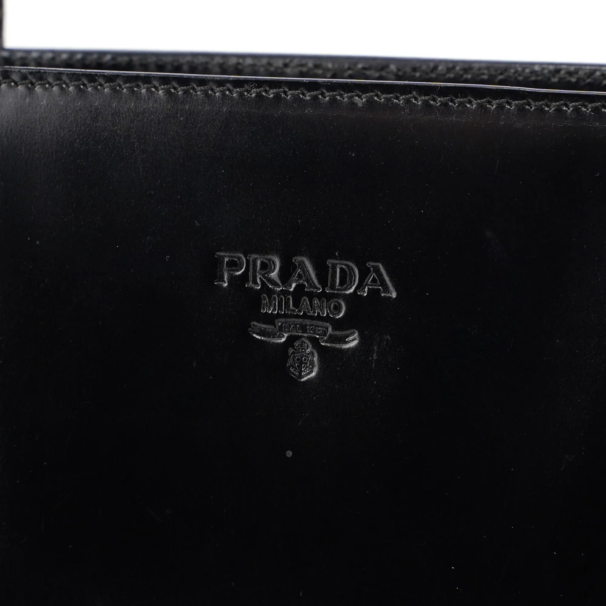 1995 Black Spazzolato Tote Bag
