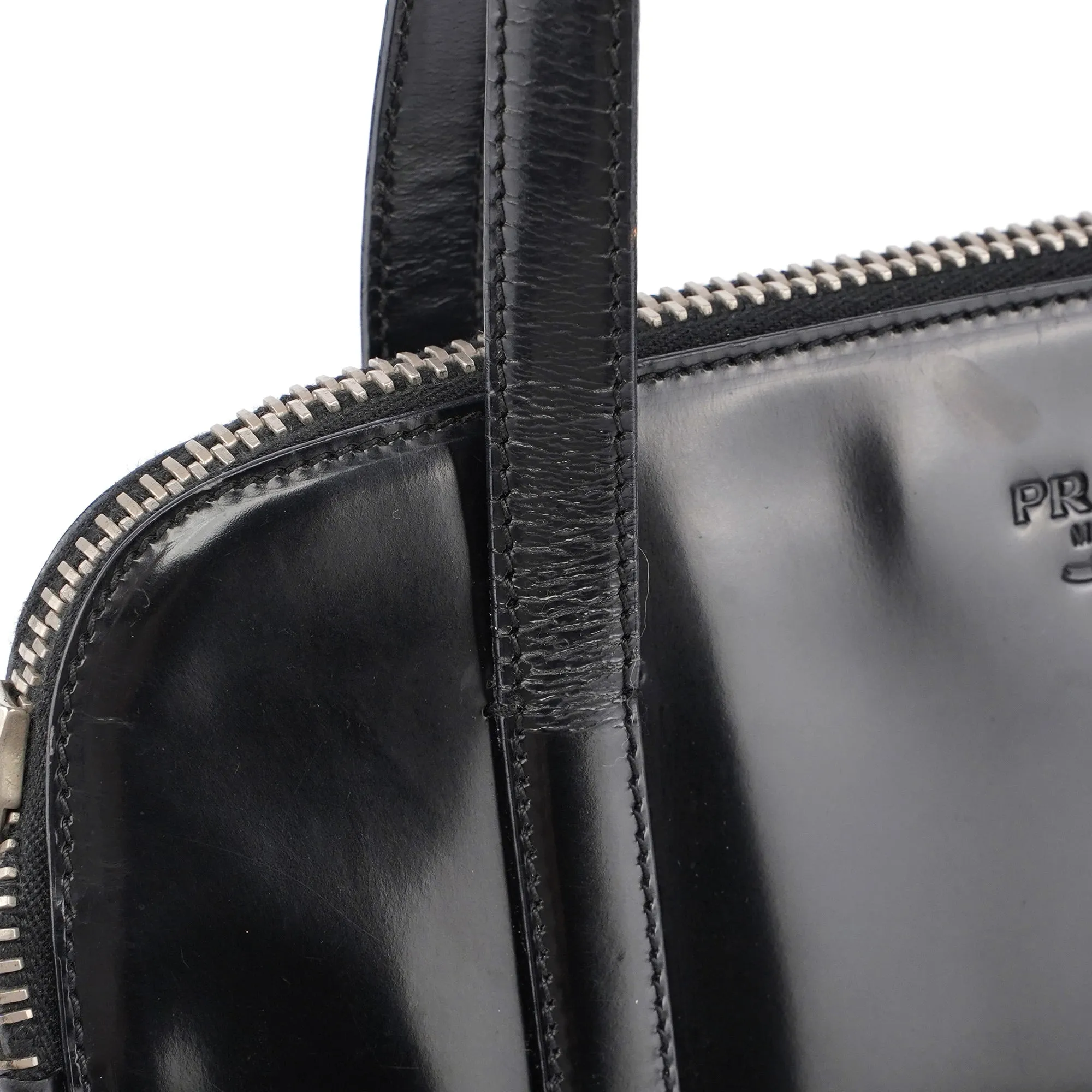 1995 Black Spazzolato Tote