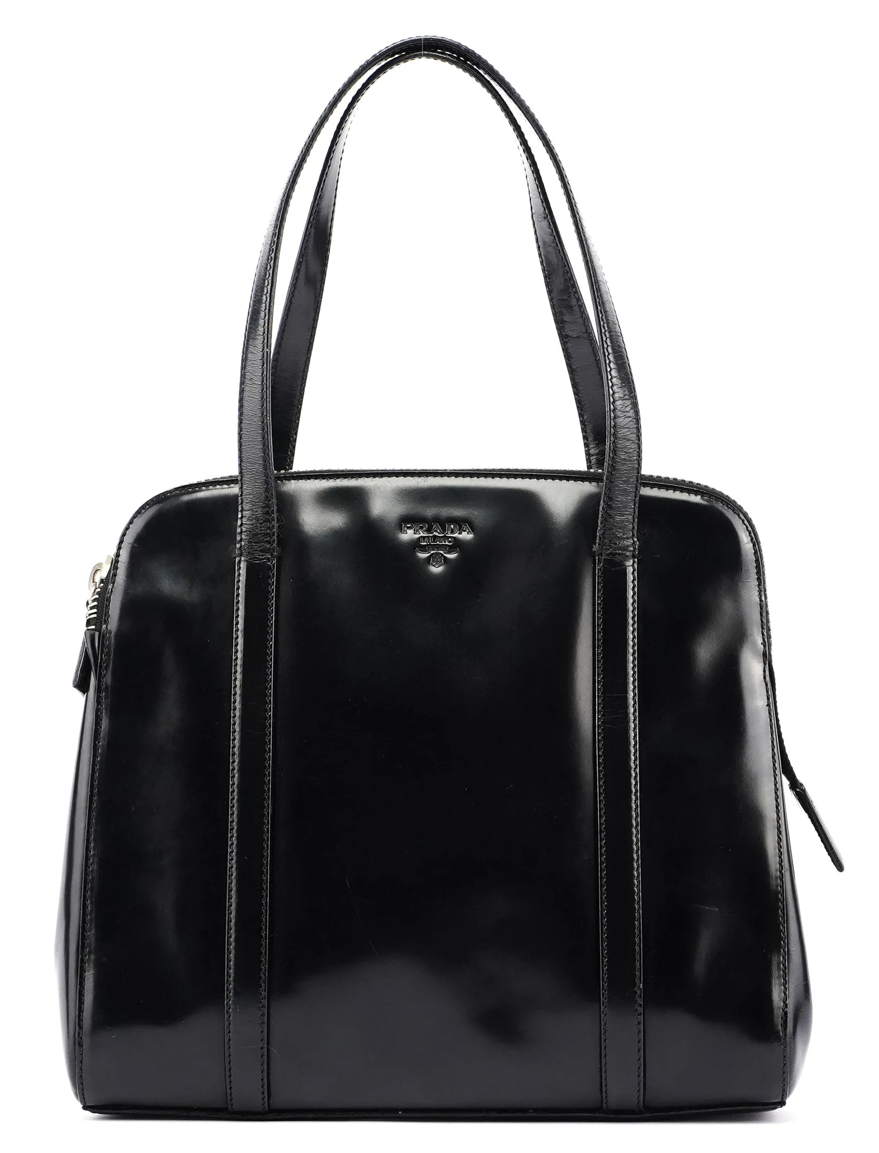 1995 Black Spazzolato Tote