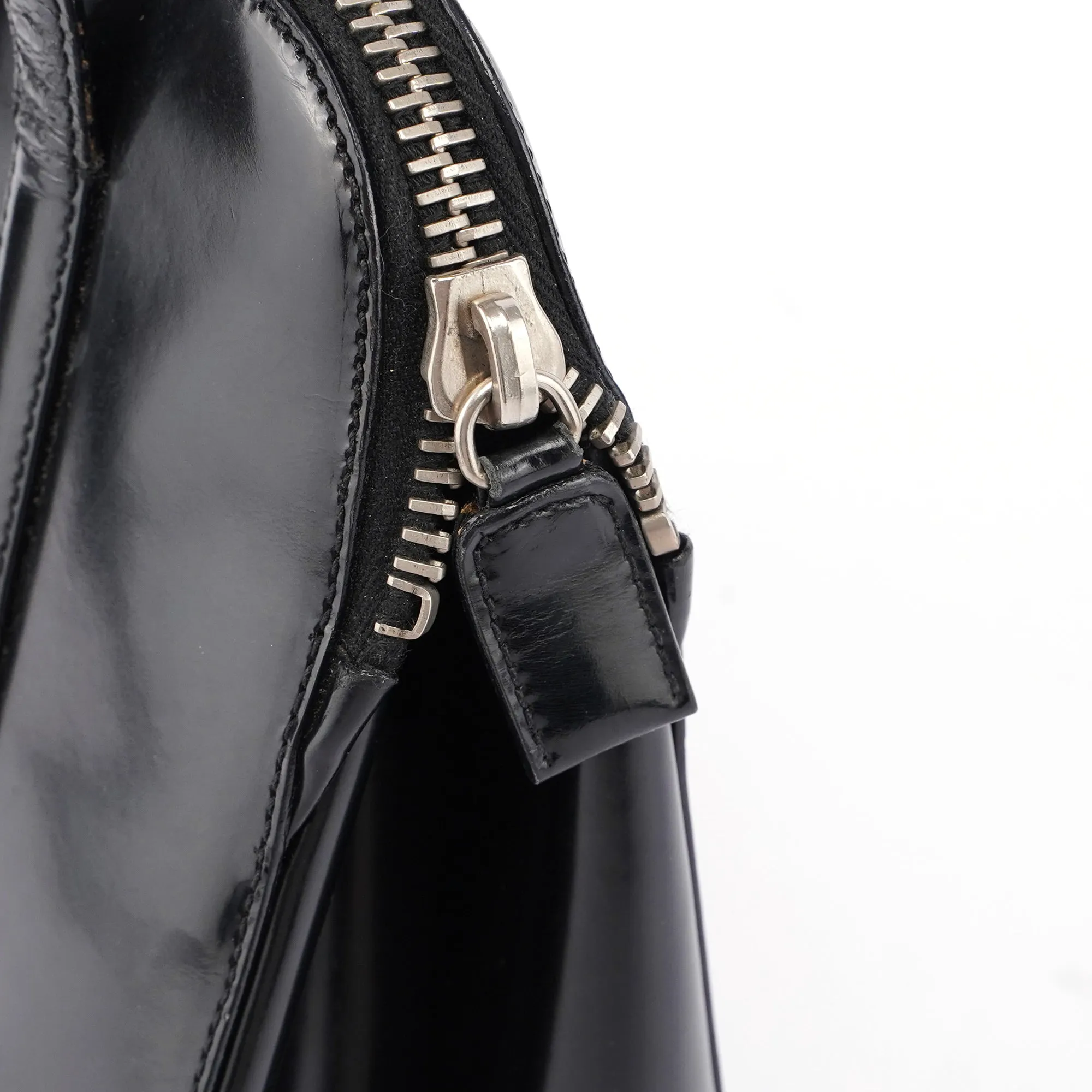 1995 Black Spazzolato Tote