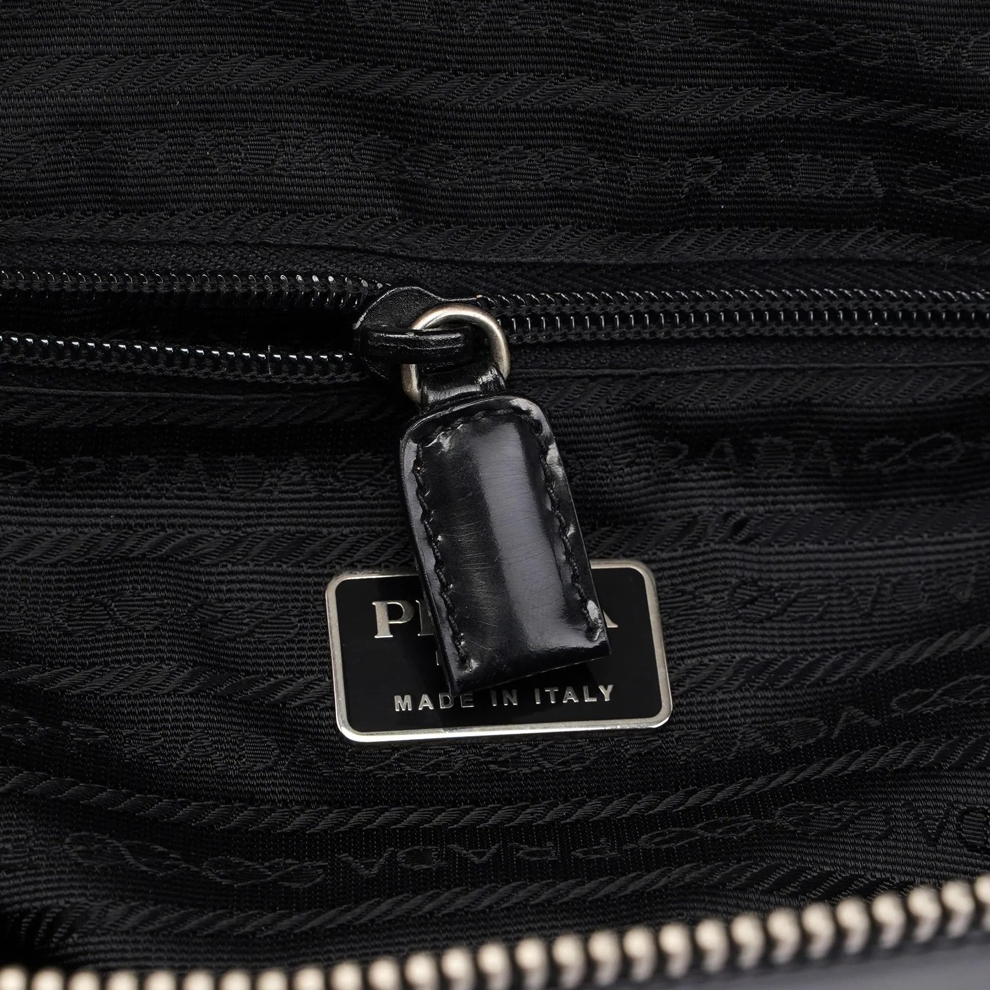 1995 Black Spazzolato Tote
