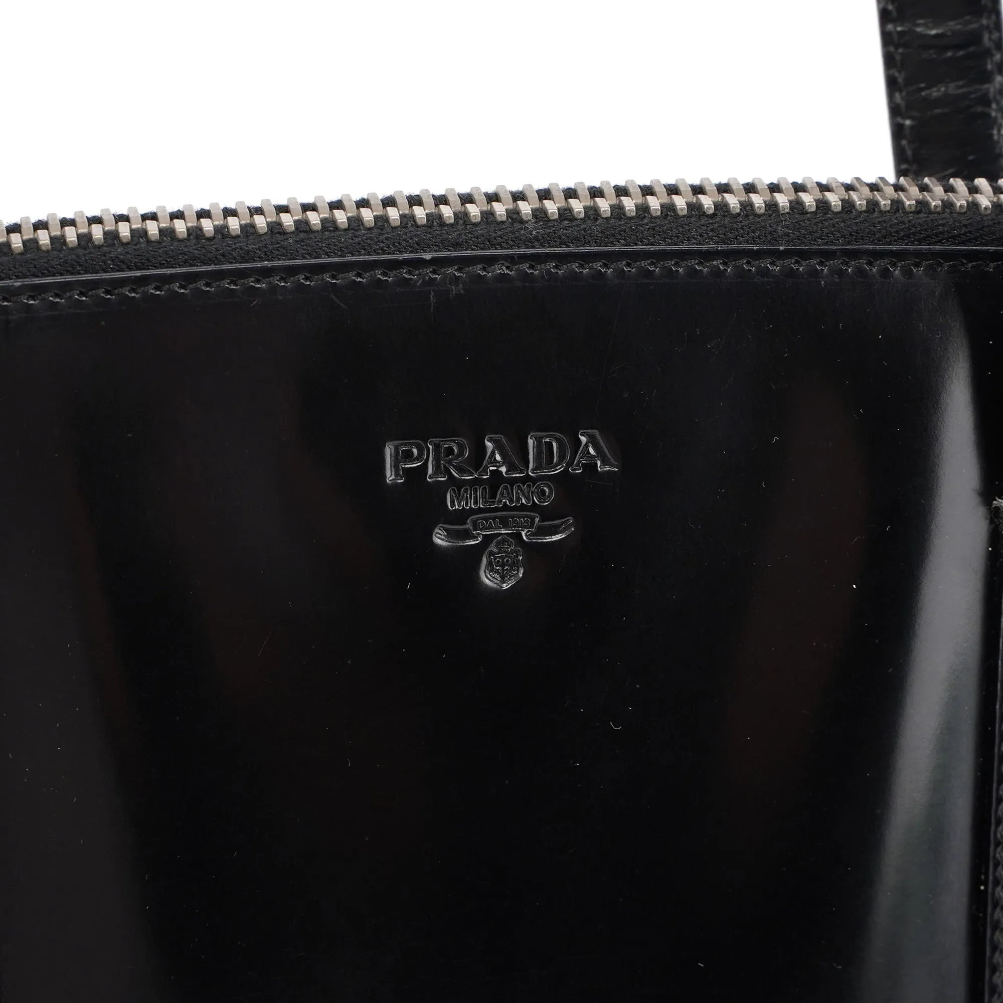 1995 Black Spazzolato Tote