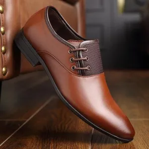 46 Leather Business 45 Formal Pointed Shoes - Professional Elegance for Men