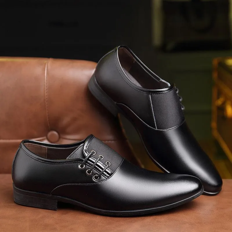 46 Leather Business 45 Formal Pointed Shoes - Professional Elegance for Men
