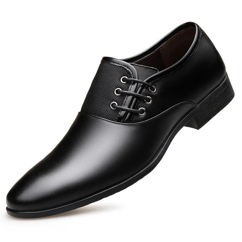 46 Leather Business 45 Formal Pointed Shoes - Professional Elegance for Men