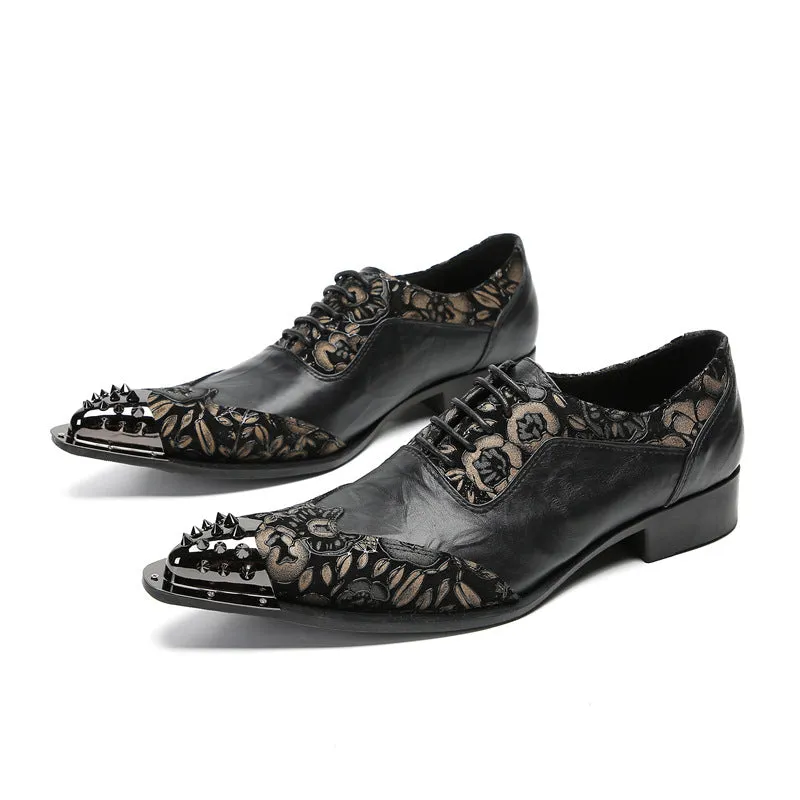 A wholesale leather shoe men's cowhide Korean version breathable formal men's leather shoes patent leather cowhide business pointed youth wedding shoes