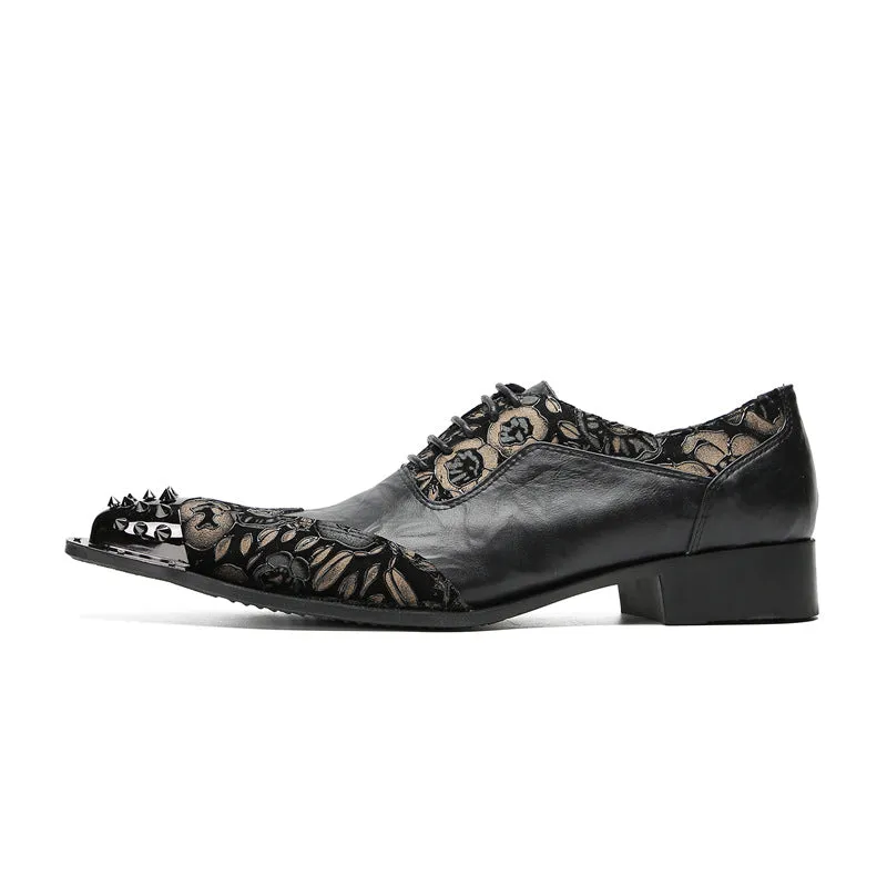 A wholesale leather shoe men's cowhide Korean version breathable formal men's leather shoes patent leather cowhide business pointed youth wedding shoes