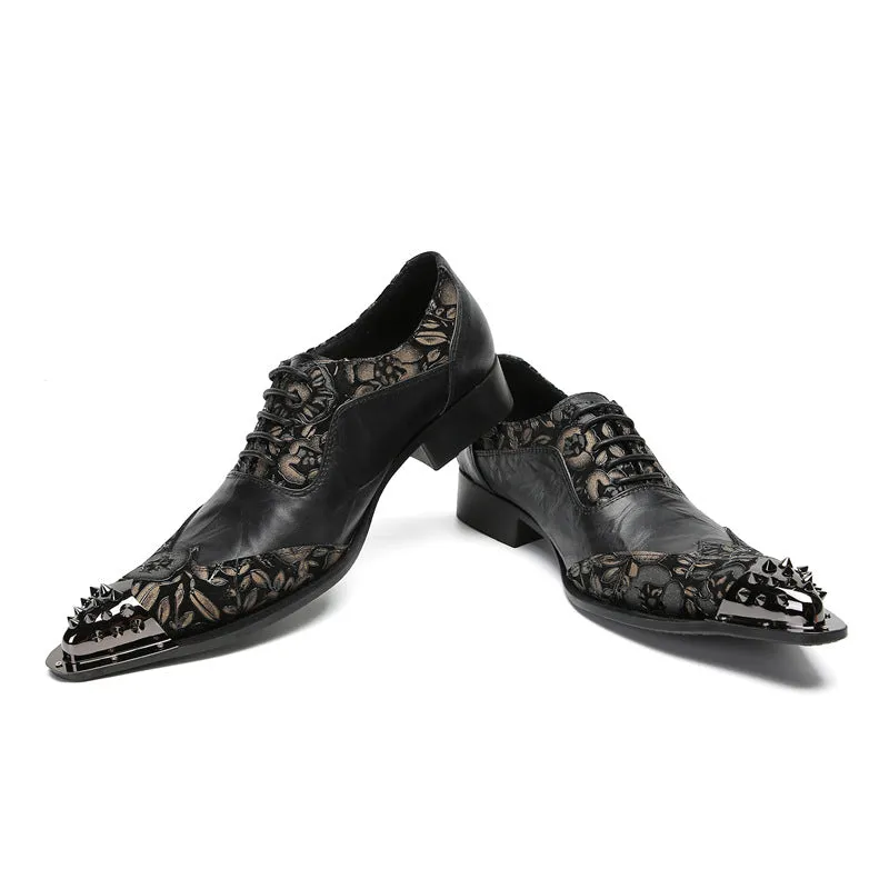 A wholesale leather shoe men's cowhide Korean version breathable formal men's leather shoes patent leather cowhide business pointed youth wedding shoes