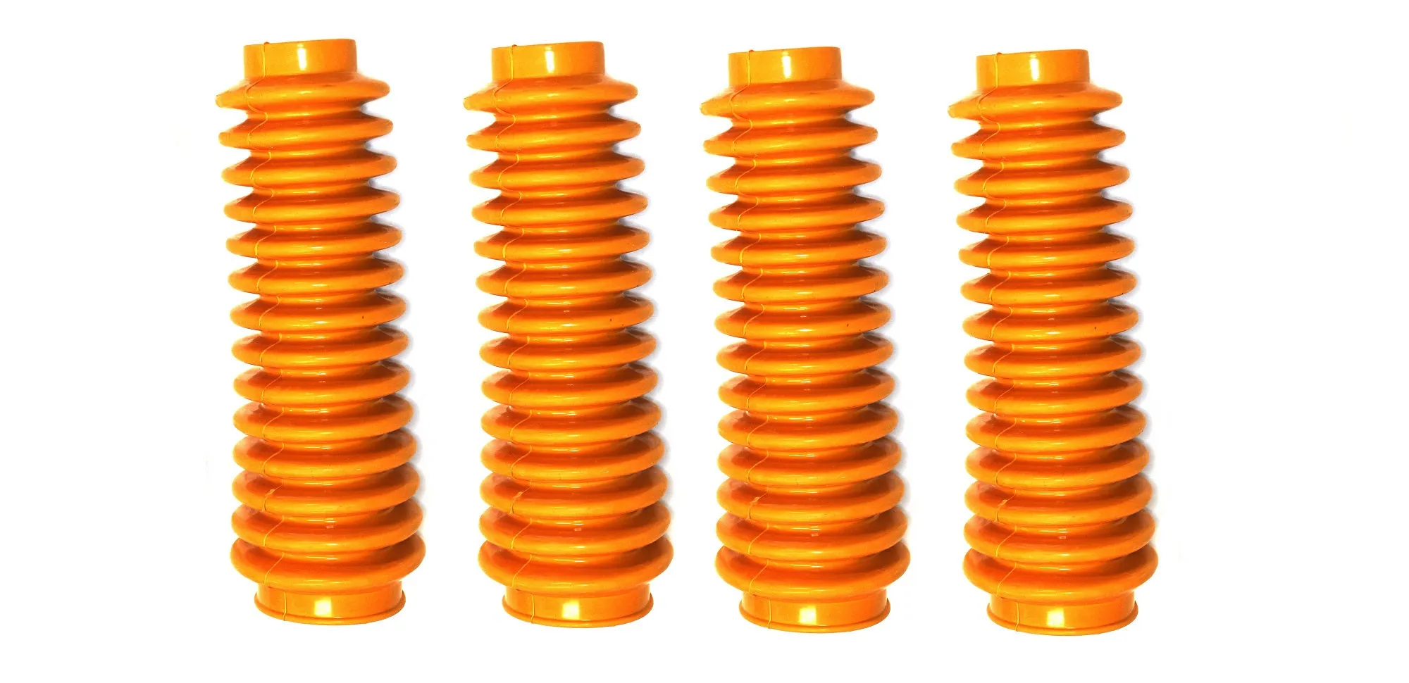 Aftermarket Orange Shock Absorber Boot Cover 4-Pack, JSP Brand Replaces ROU-87172