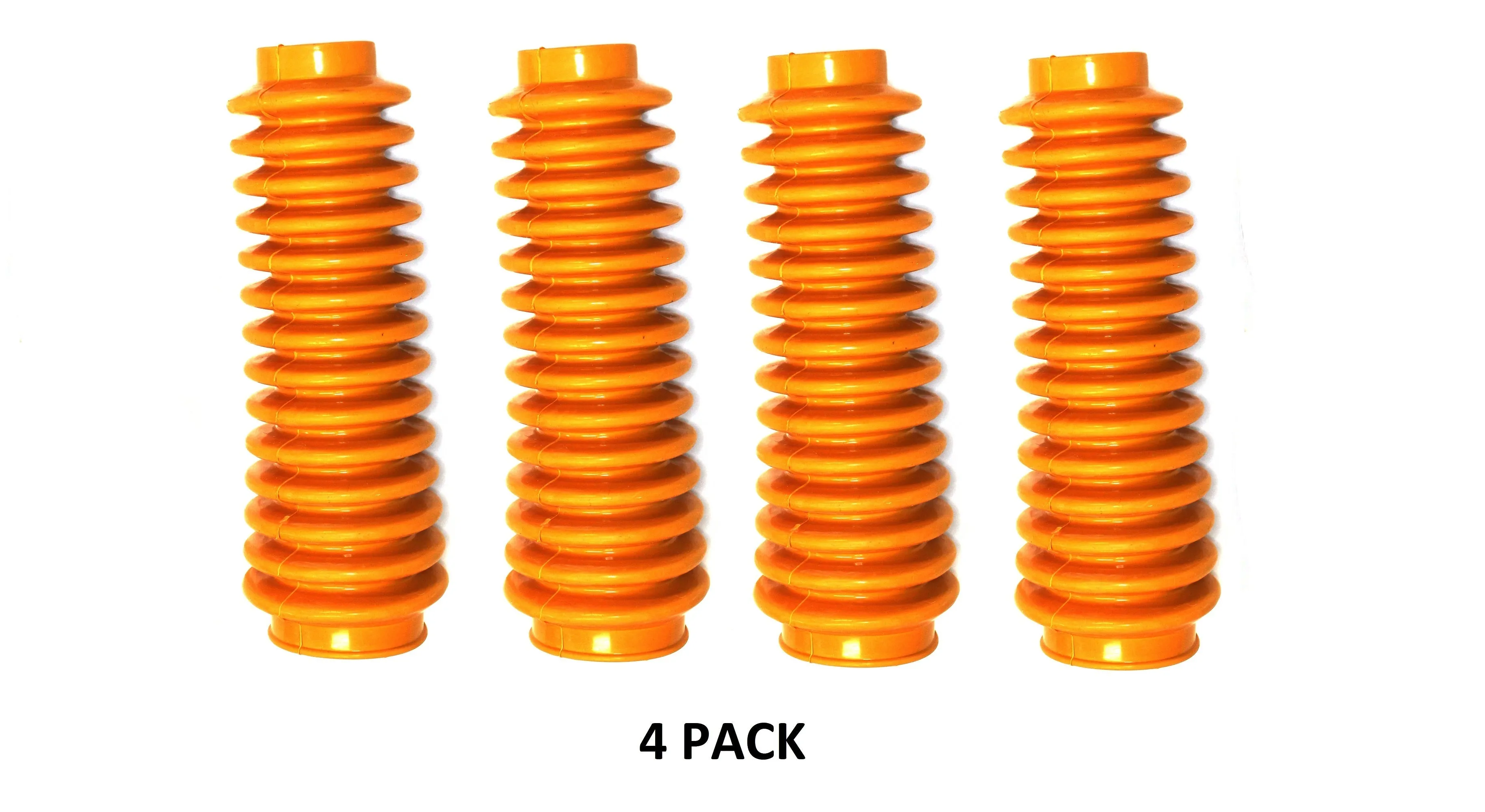 Aftermarket Orange Shock Absorber Boot Cover 4-Pack, JSP Brand Replaces ROU-87172