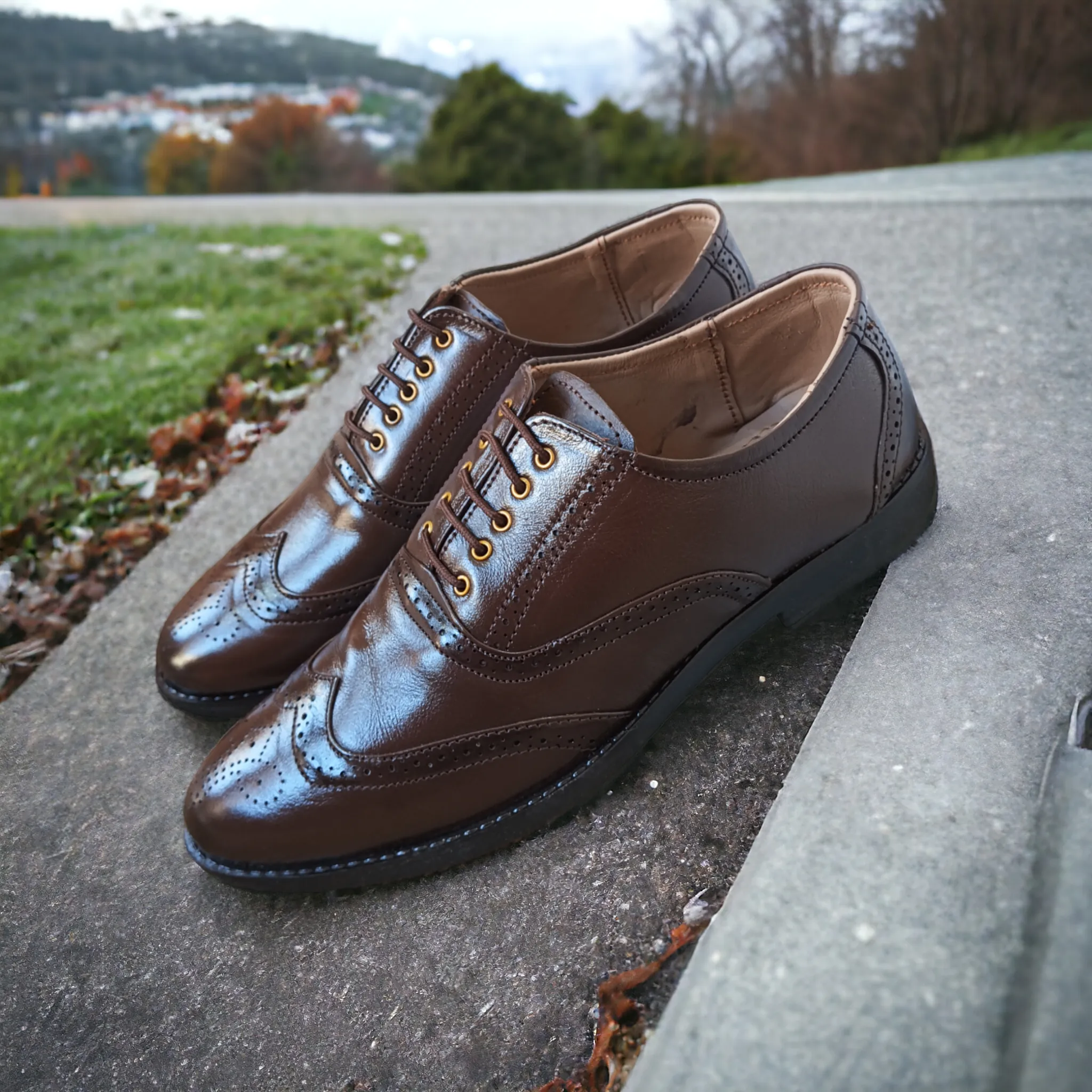 Allen Wingtip Brogue Shoe