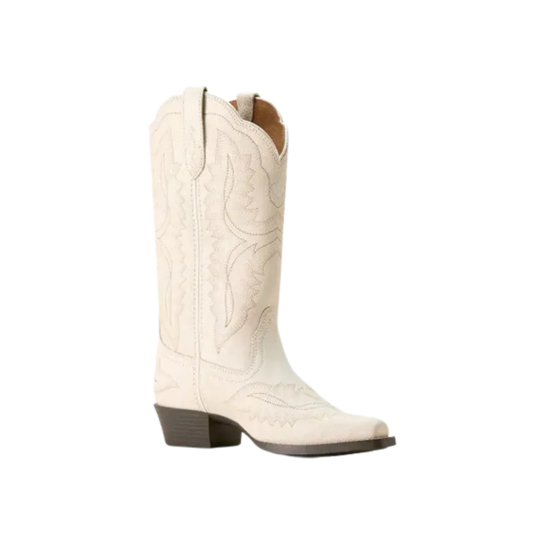 Ariat Youth Cassanova Western Boots - Distressed Ivory 10053781