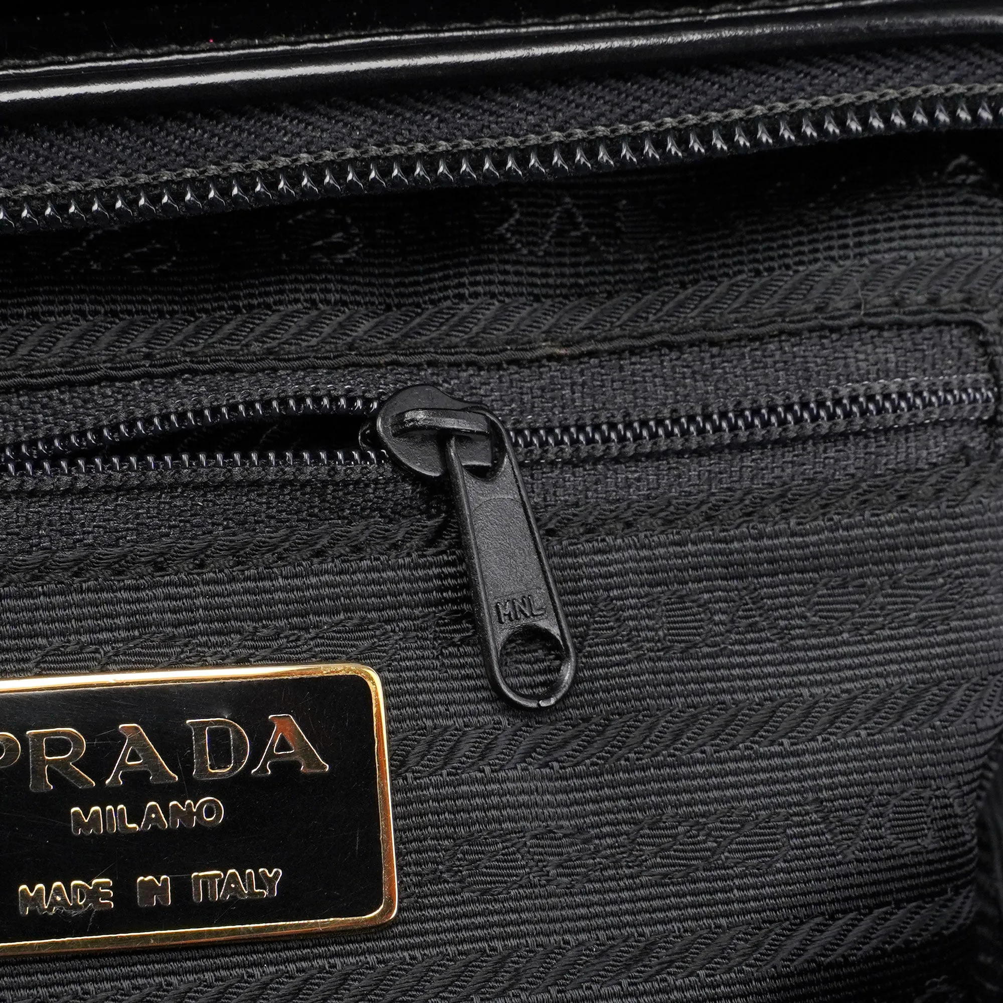 Black Spazzolato Asymmetrical Tote