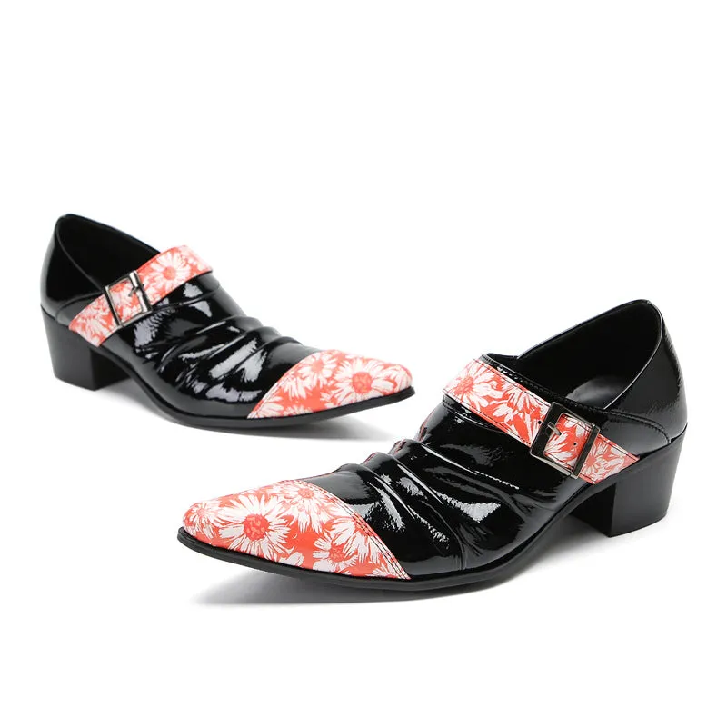 Brock leather shoes men's spring and autumn men's hollowed-out breathable cowhide wedding groom shoes formal business casual men's shoes