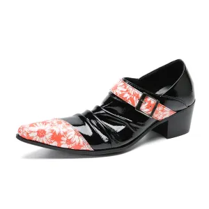 Brock leather shoes men's spring and autumn men's hollowed-out breathable cowhide wedding groom shoes formal business casual men's shoes