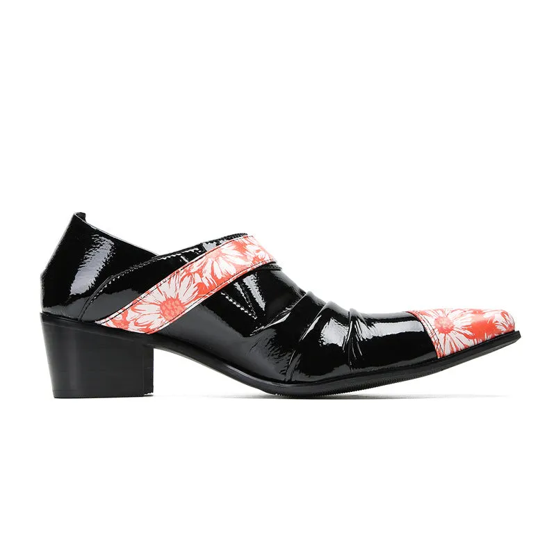 Brock leather shoes men's spring and autumn men's hollowed-out breathable cowhide wedding groom shoes formal business casual men's shoes