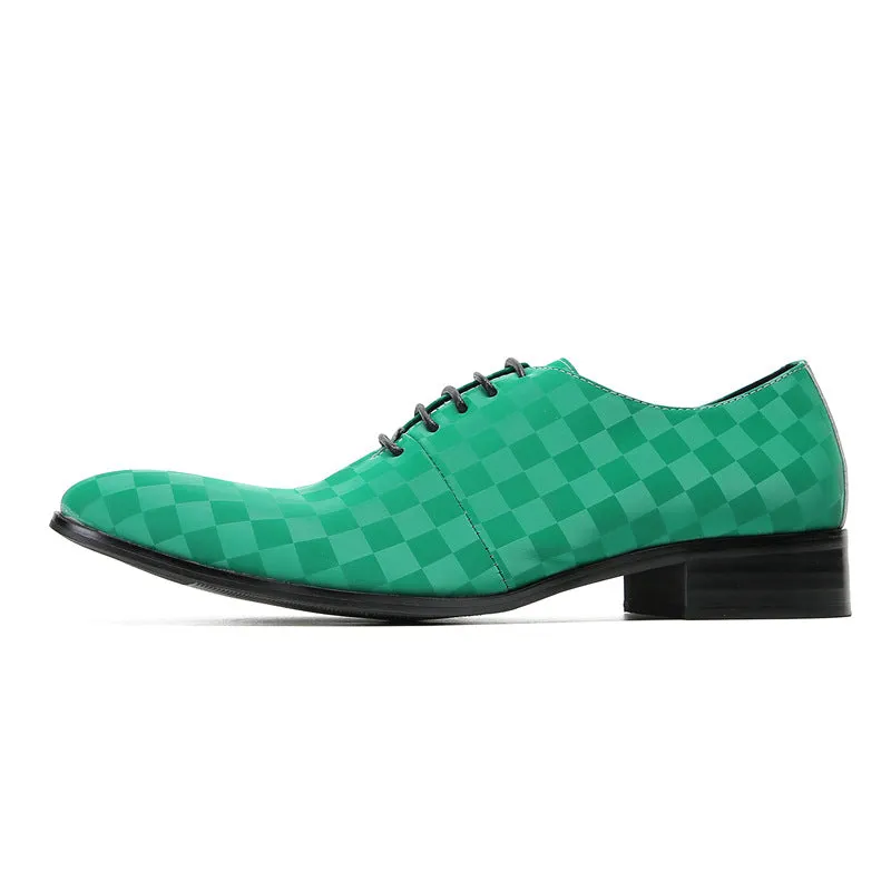 Brogue leather shoes for men, spring and autumn, hollow breathable cowhide leather wedding and groom shoes, formal business casual men's shoes