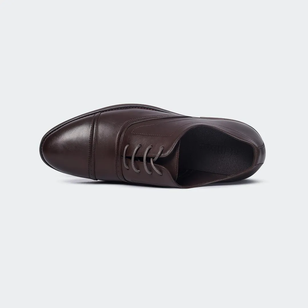 Caliber Shoes Coffee Formal Shoes for Men (A518 C)