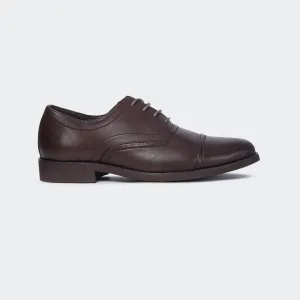 Caliber Shoes Coffee Formal Shoes for Men (A518 C)
