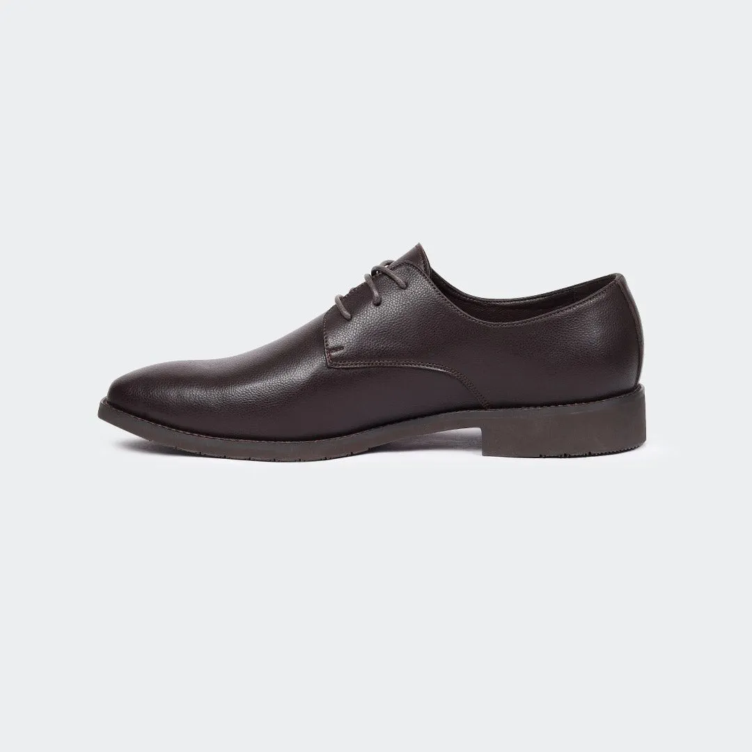 Caliber Shoes Coffee Lace Up Formal Shoes for Men (RICHARD T664G)