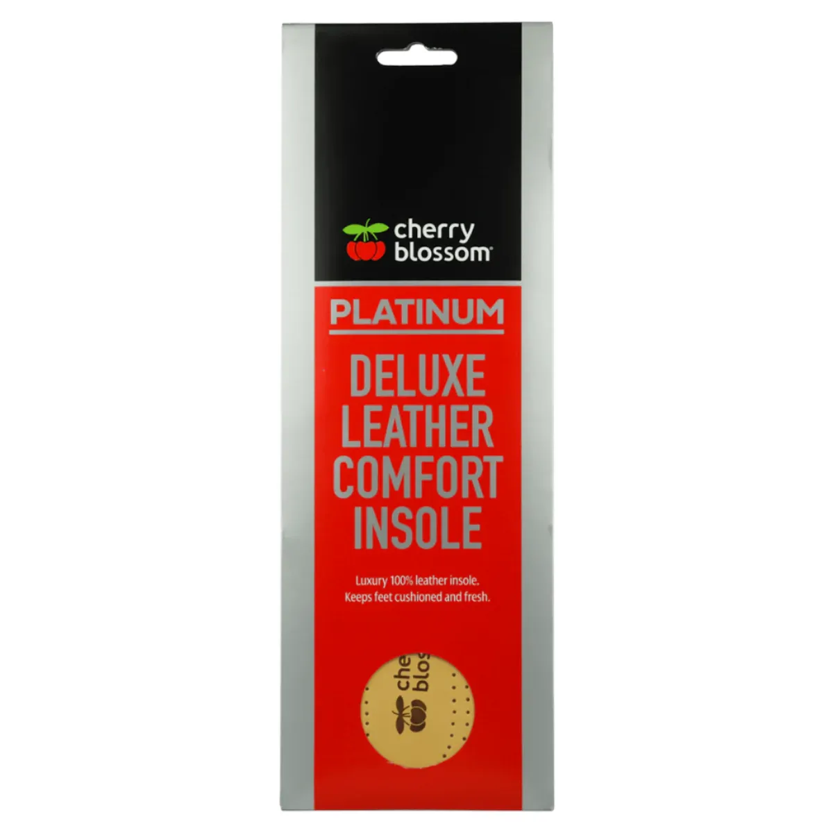 Cherry Blossom Deluxe Leather Comfort Insoles