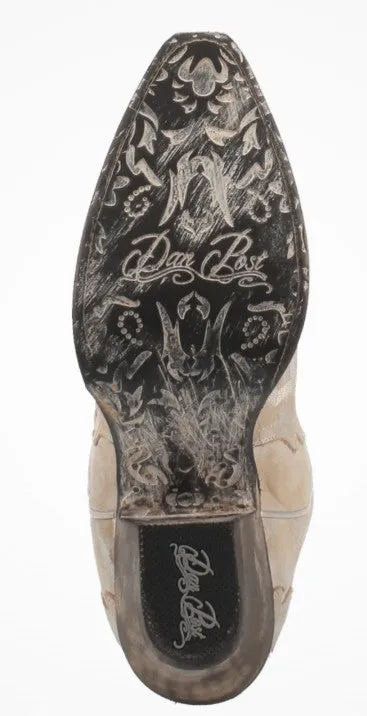 Dan Post Frost Bite DP4303 in Silver/White Ladies Cowboy Boots