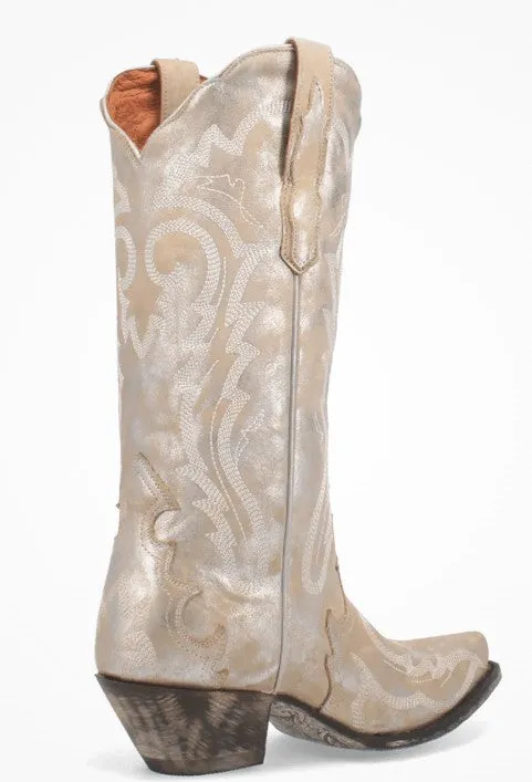 Dan Post Frost Bite DP4303 in Silver/White Ladies Cowboy Boots