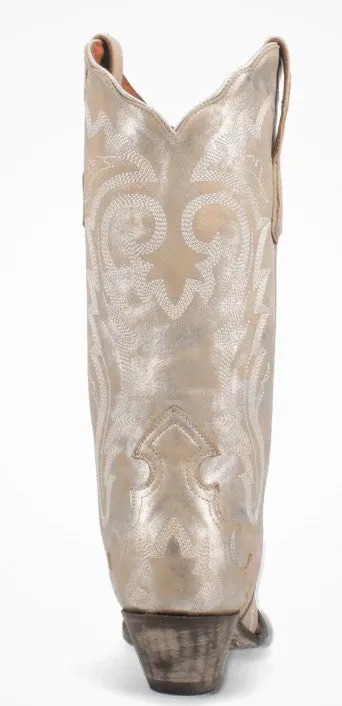 Dan Post Frost Bite DP4303 in Silver/White Ladies Cowboy Boots