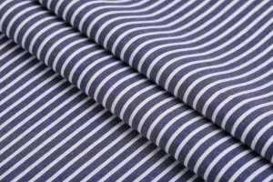 Dark Blue White Strip Shirt