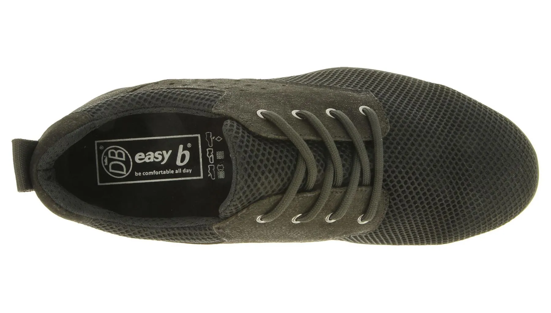 DB Shoes (89225A) Men's ARCHIE Stylish And Sporty Shoes 2V Fit in Black 6 to 14