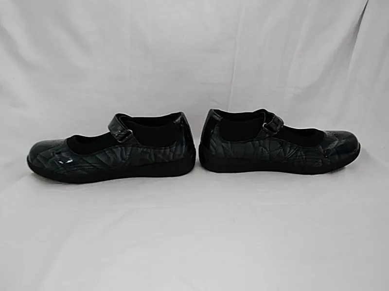 Drew Rose Shoes Women's Size 8.5 Black Mary Jane Patent Leather Comfort Orthopedic Walking Shoes