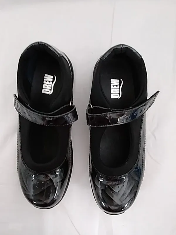 Drew Rose Shoes Women's Size 8.5 Black Mary Jane Patent Leather Comfort Orthopedic Walking Shoes