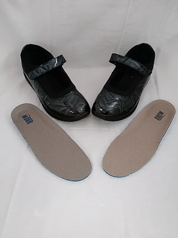 Drew Rose Shoes Women's Size 8.5 Black Mary Jane Patent Leather Comfort Orthopedic Walking Shoes