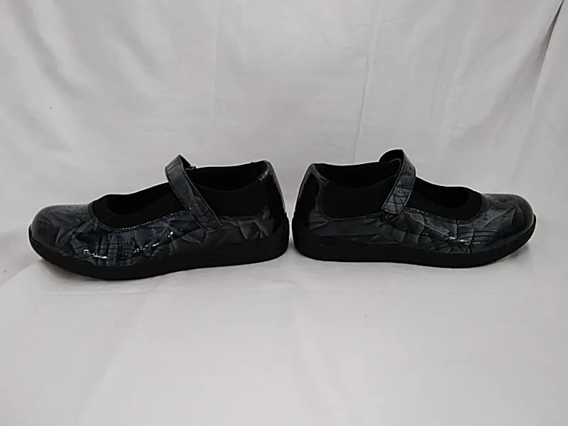 Drew Rose Shoes Women's Size 8.5 Black Mary Jane Patent Leather Comfort Orthopedic Walking Shoes