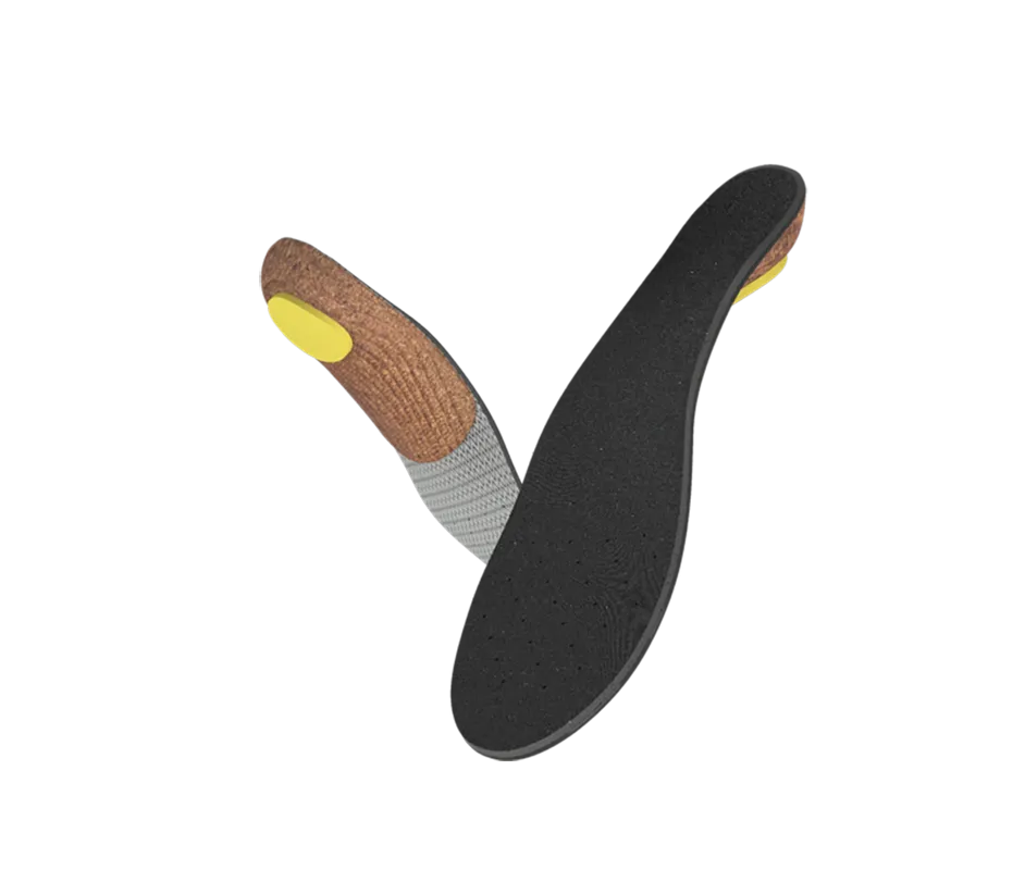 EZXM Senthmetic Suede Leather Business Cork Insoles-Comfortable, Sweat-absorbing, Breathable