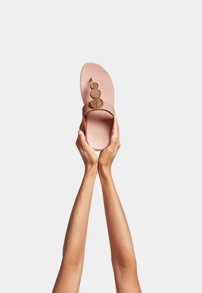 FitFlop HALO Metallic-Trim Sandals