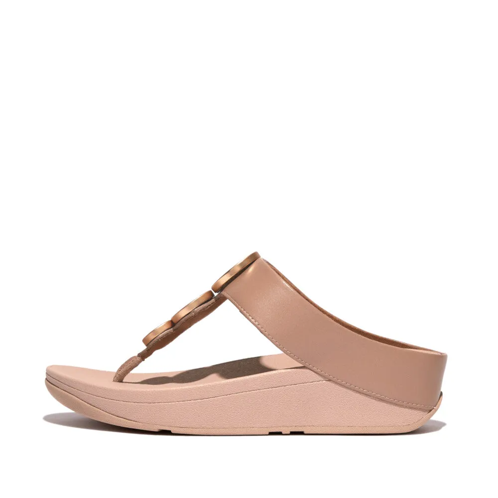 FitFlop HALO Metallic-Trim Sandals
