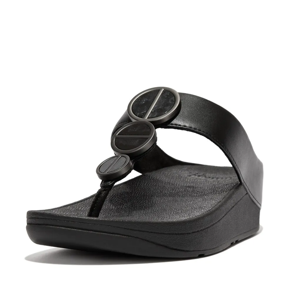 FitFlop HALO Metallic-Trim Sandals