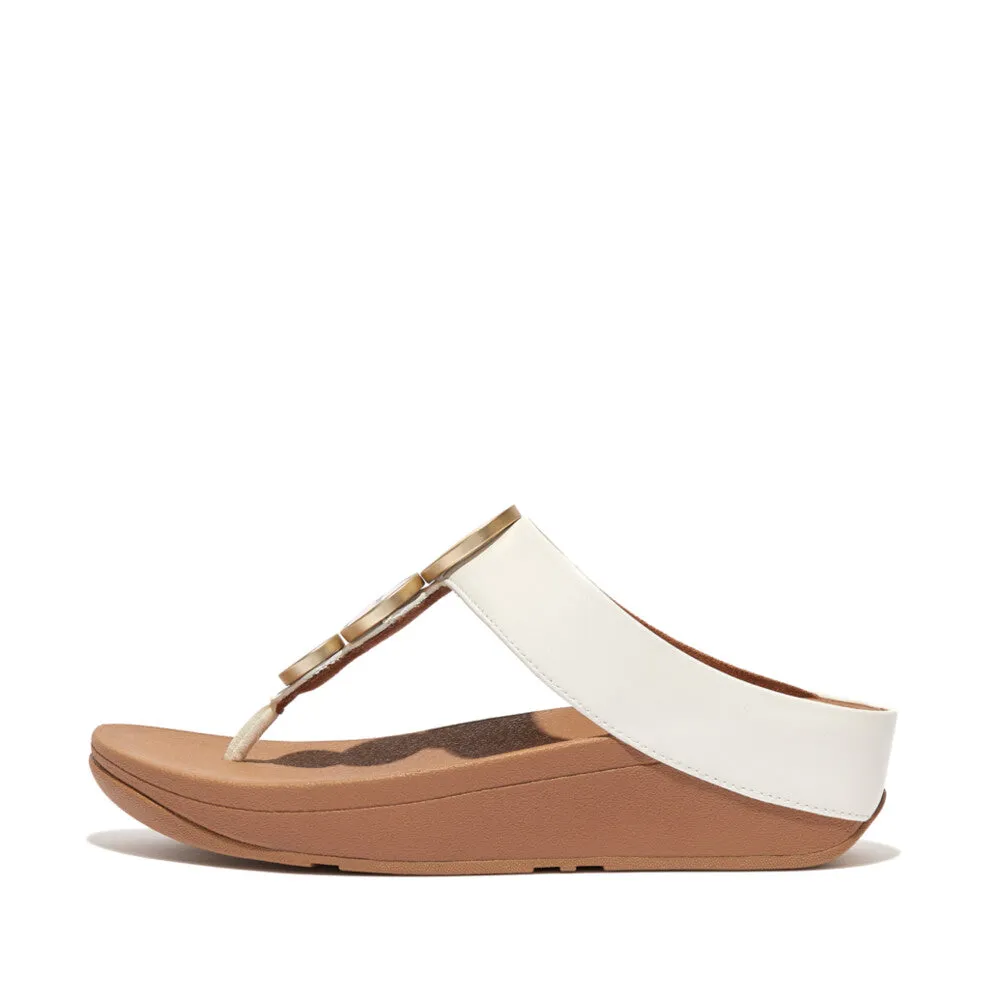 FitFlop HALO Metallic-Trim Sandals