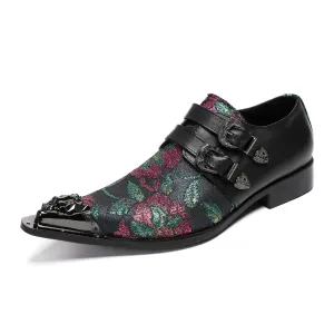 Foreign Trade 2024 Autumn Men's Business Leather Shoes Dress Wedding Groom Leather Large Size Groom Derby Shoes