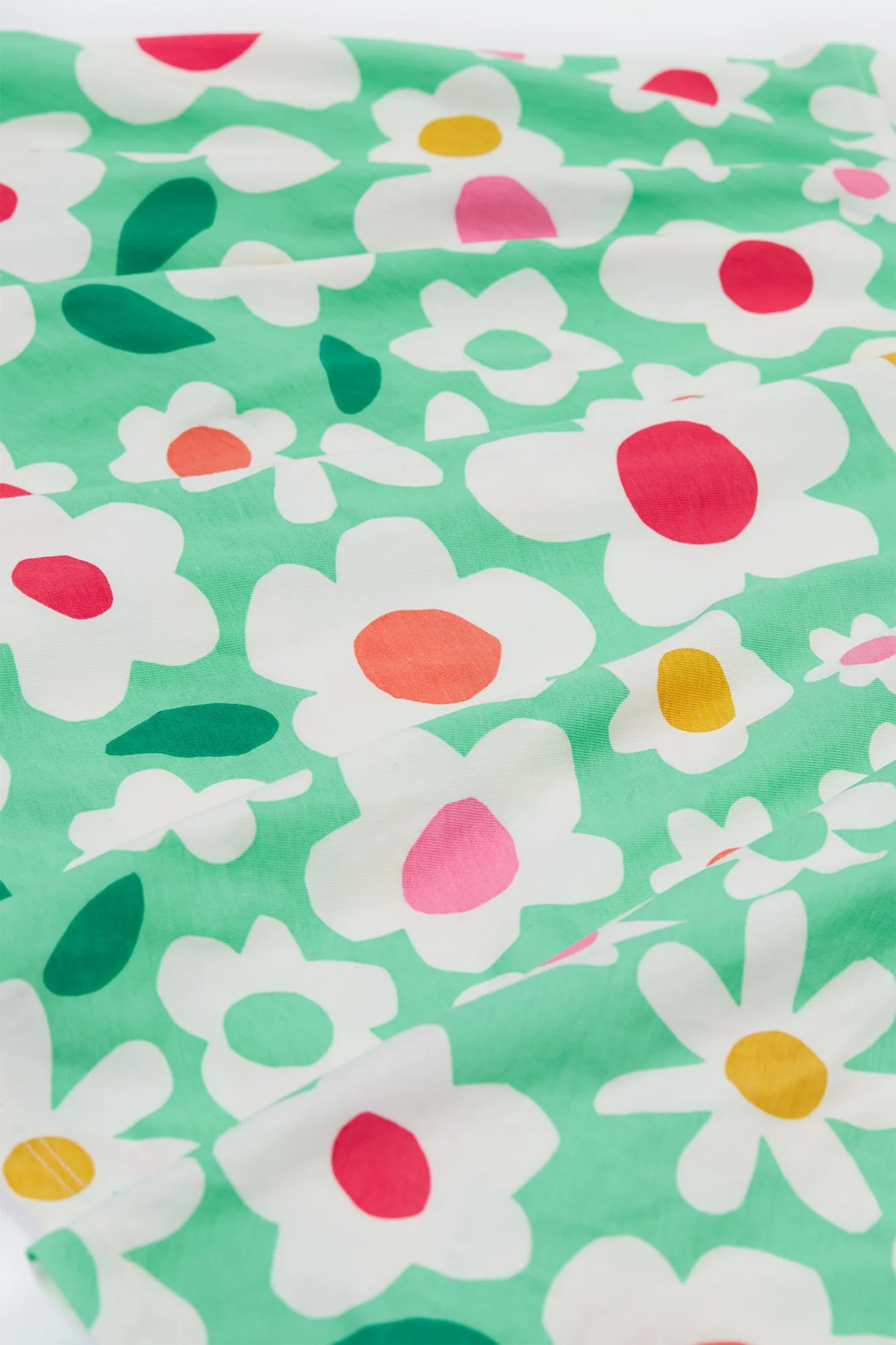 Frugi Girls Daisy Field Spring Skater Dress