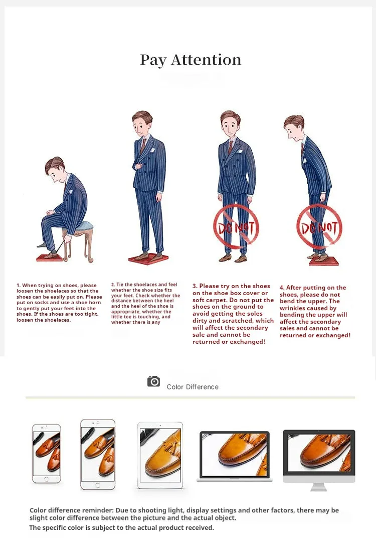 Genuine Leather Formal Business Casual Leather Shoes Men's top Layer Cowhide Breathable Fashion Pointed-Toe Wedding Shoes25835