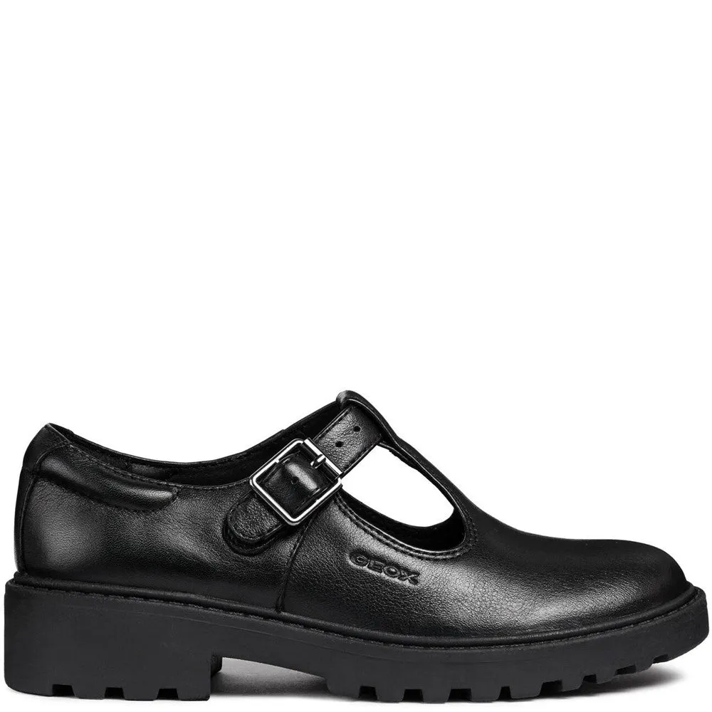 Geox J Casey G. E Buckle Infant School Shoes