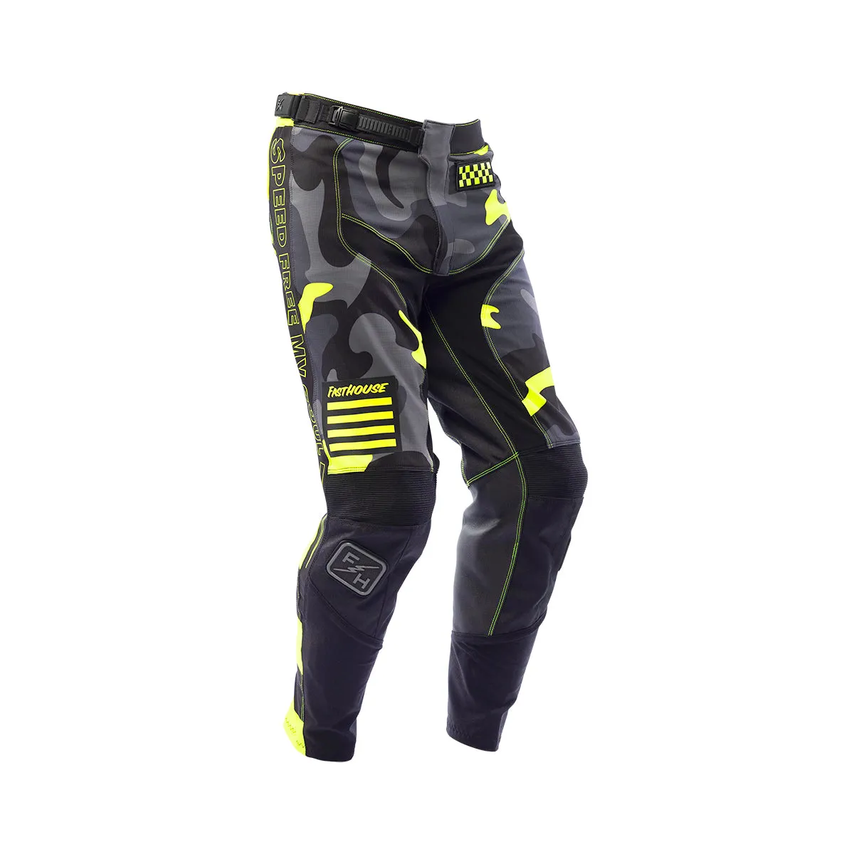 Grindhouse Riot Youth Pant - Black/High Viz