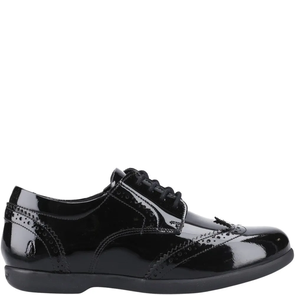 Hush Puppies Bridget Patent Senior School Shoes