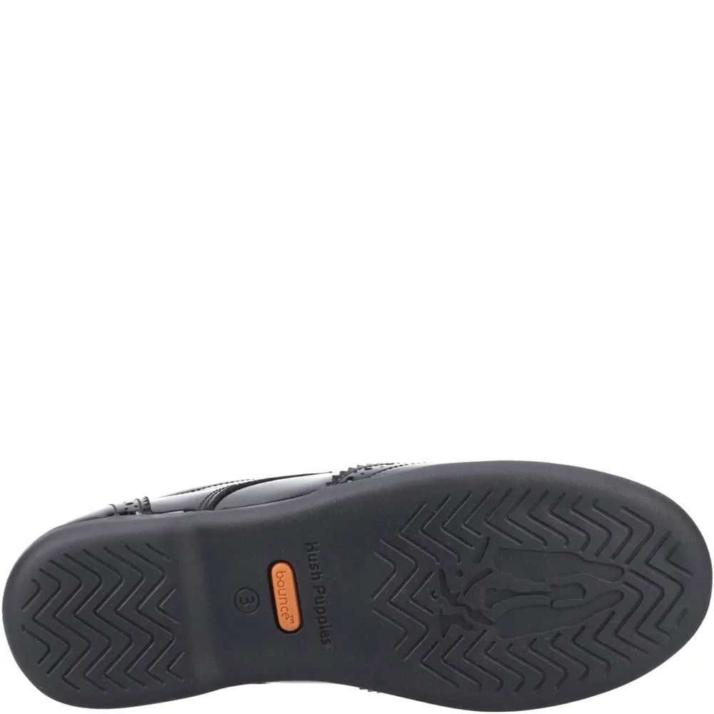 Hush Puppies Bridget Patent Senior School Shoes