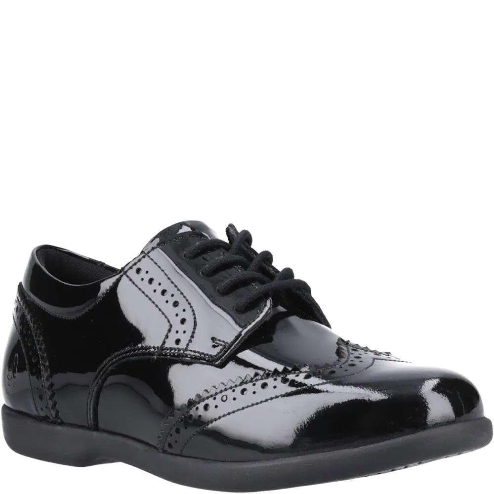 Hush Puppies Bridget Patent Senior School Shoes